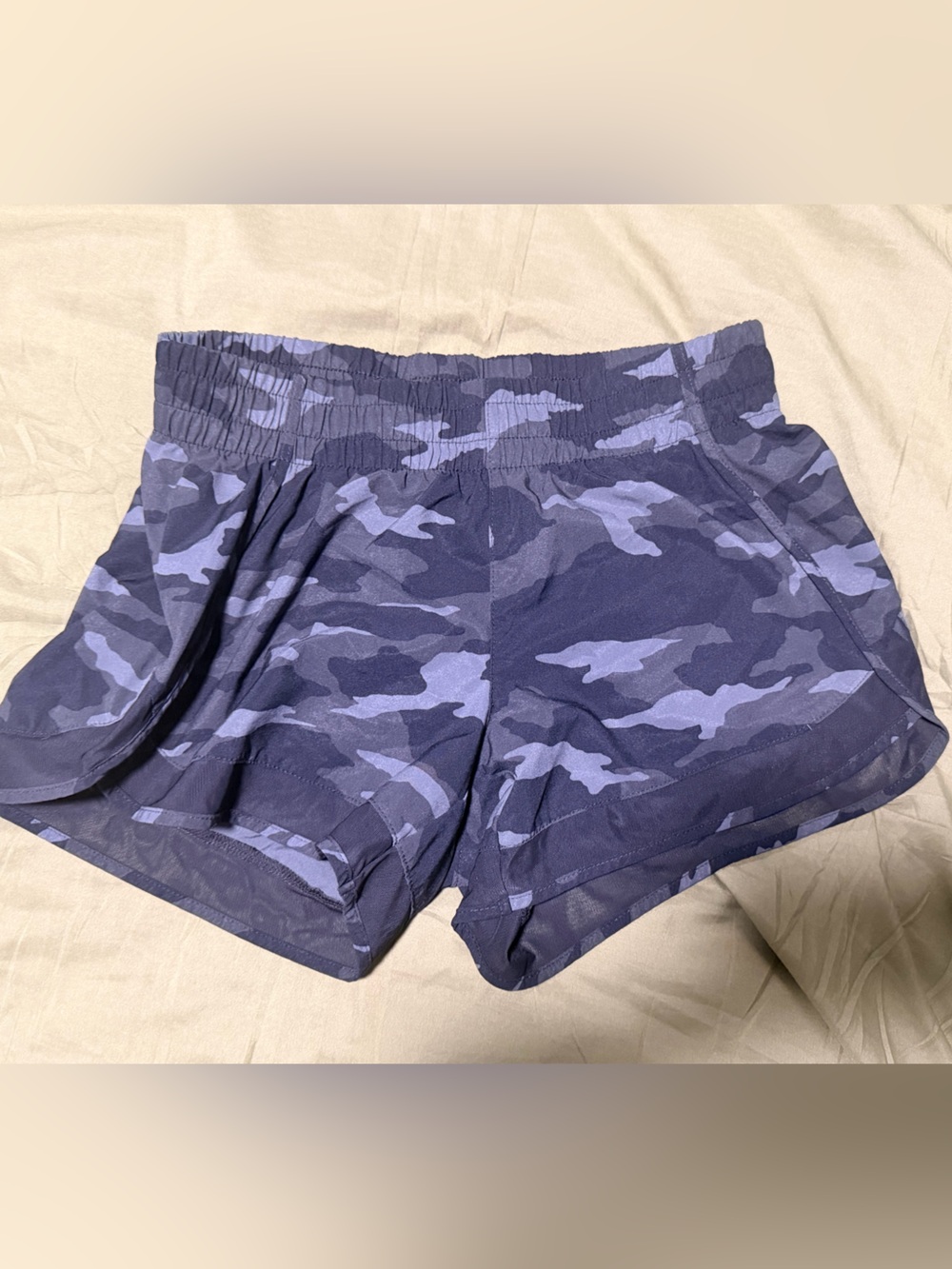 Black/Gray Camouflage Athletic Shorts